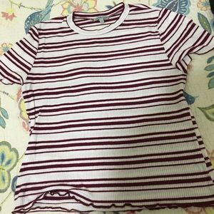 Charlotte Russe striped tee